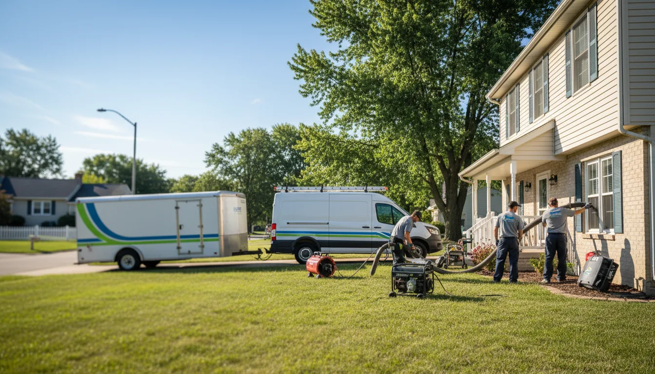 Flooded Basement Restoration And Cleanup With Repair in Elberon, IA near me